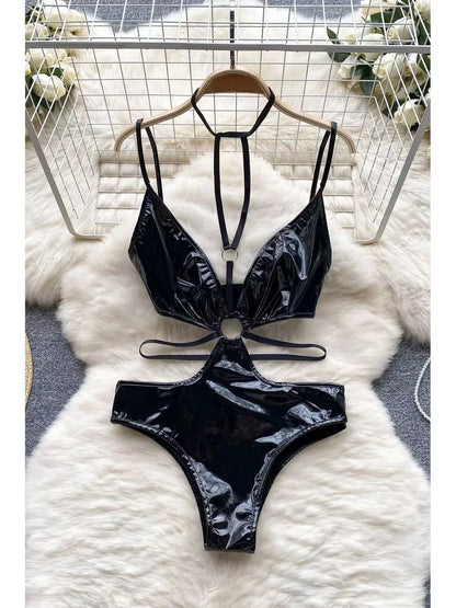 Woman Lace Splice Hollow out Design Women's Bodysuit Base Layer Small Vest High Waist Straight Tube Fashion Sexy Bodysuit New