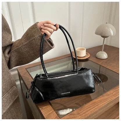 New Solid Color Women's Handbag Soft Pu with Knot Shoulder Bag Underarm Bag Lady Designer Bags Luxury Bolsa Feminina handbags
