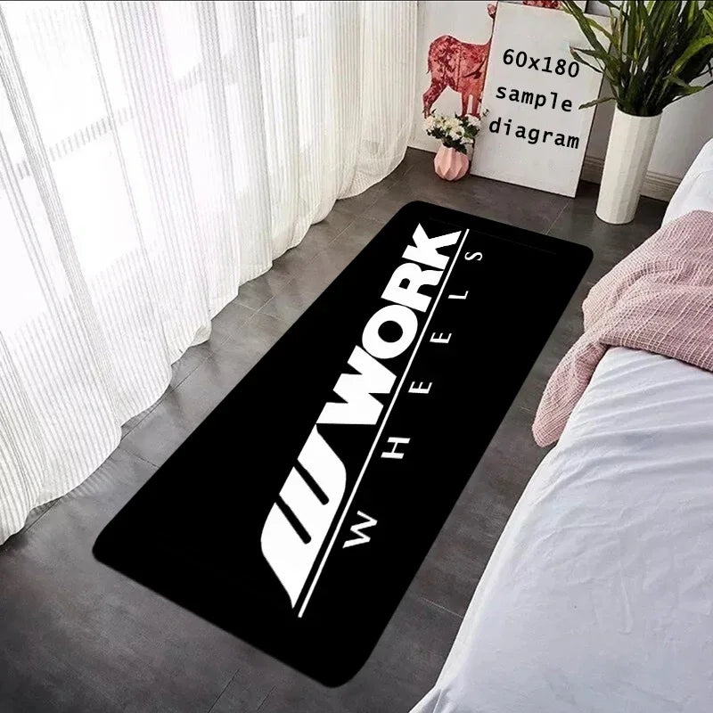 Entrance Doormats Work Wheel Hub Non-slip Bedroom Mat Hallway Carpet Kitchen Floor Car Boot Carpets Room Decor Bathroom Rugs
