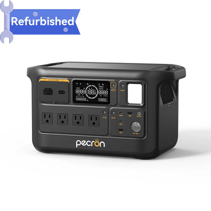 Refurbished-PECRON Portable Power Station F1000LFP PECRON 960Wh 1500W LiFePO4 Battery Expandable
