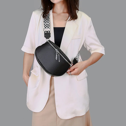 High Quality Cow Leather Women Shoulder Crossbody Bags 2023 Luxury Solid Genuine Leather Small Handbag Female Messenger Tote Sac