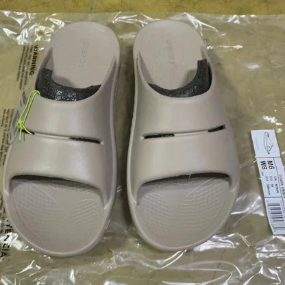 OOFOS Sandals - Lightweight Recovery Shoes Slippers Men Women Soft Bottom Indoor Home Slides Sandals Light Beach Shoe