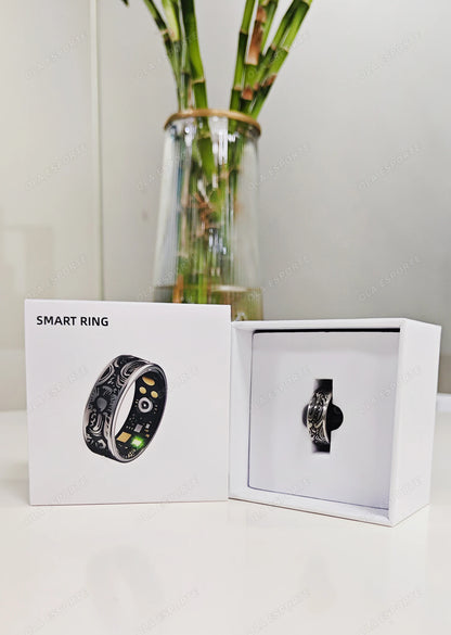 2026 Smart Ring Heart Rate Blood Pressure Blood Oxygen Sleep Monitoring Step Counting Activity Tracking Shared Waterproof Ring