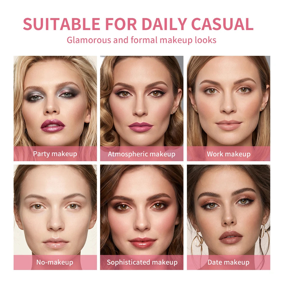 All In One Makeup Set for Full Face Base Concealer Contour Highlight Blush Palette Eyebrow Pencil Eye Shadow Lip Makeup Kit