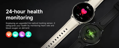 2026 New 1.32" AMOLED Smartwatch Man 466*466 Resolution Bluetooth Call LED Flashlight Fitness Tracker Smart Watch For Men Women