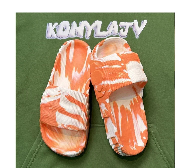 Living Room Slippers Walk Around Home Original Men's Slippers for Man Slides Shoes Men's Summer Sandals Flip Flop House Slipper