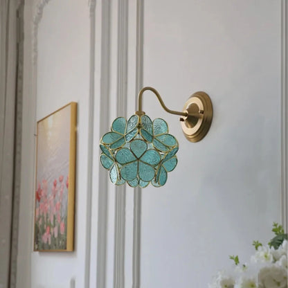 Modern Glass Pendant Lights for Restaurant Cafe Decoration Hanging Lamp Ceiling Chandeliers Nordic Flower Lighting Hotel Decor