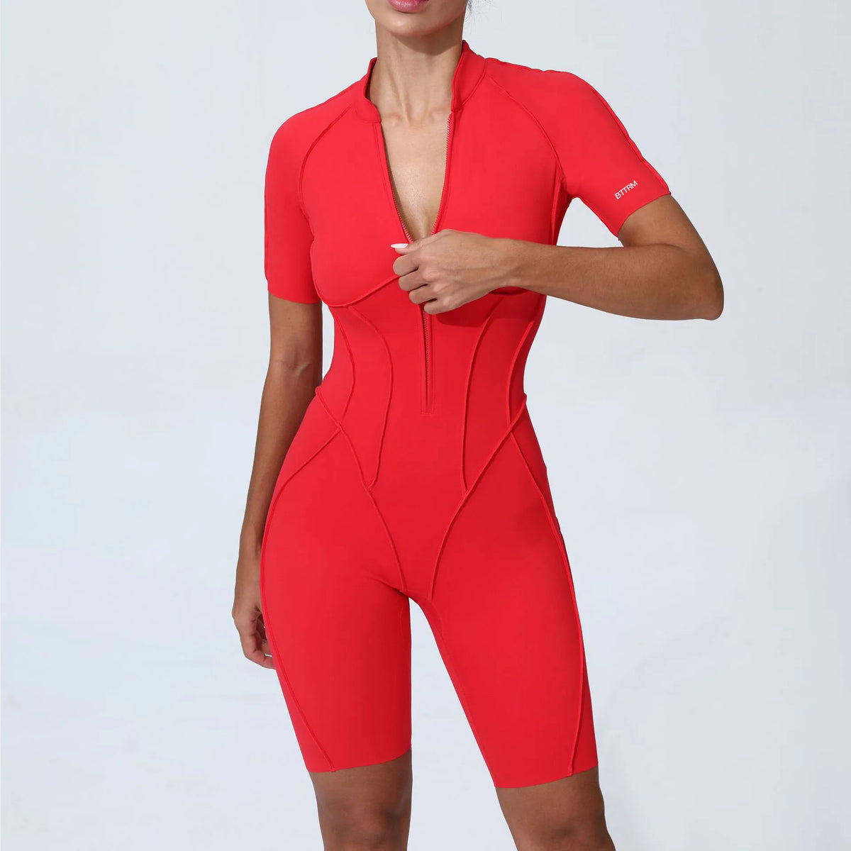 BetterMe Yoga Bodysuit  Women's Tracksuits Gym Zipper Jumpsuits Sports Workout High-intensity Fitness One-piece Tights Suit