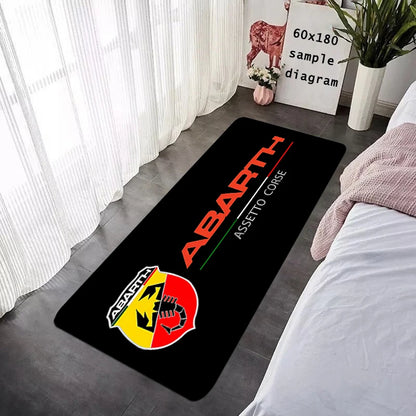 House Entrance Doormat Abarth Car Boot Hallway Carpet Living Room Rugs Foot Carpets Bathroom Rug Floor Mats Non-slip Home Decor