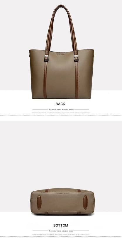 Large Capacity Shopping Bag for Daily Commuting Hand Bags Luxury Shoulder Bags High Quality Pu Leather Hnadbags Caual Tote Sac