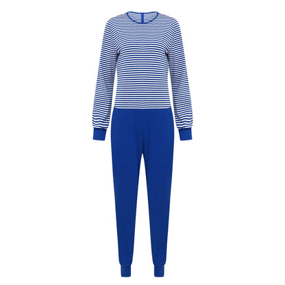 Elderly Men Women Anti-Strip Adaptive Jumpsuit Long Sleeve Striped Zipper One-piece Rompers for Special Needs and Disabilities