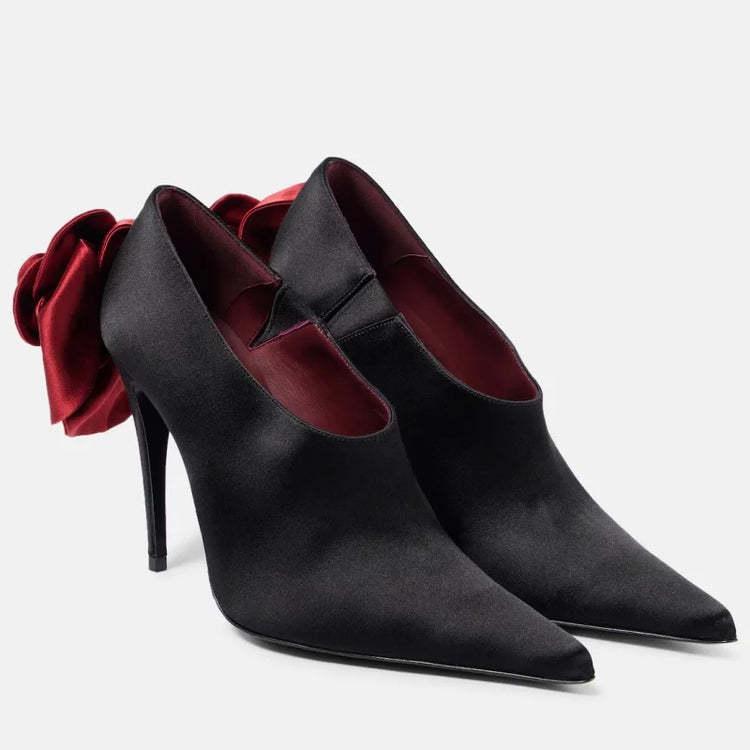 2026Spring/Summer New Pointed Stiletto Single Shoes European and American Fashion 34-45 Large Women's Fashion Women's Shoes
