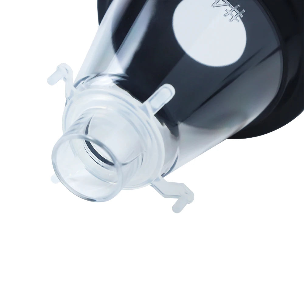 Animal Anesthesia Mask Medical Grade PVC Transparent Dome With Silicone Protective Film Fixing Ring For Pet Veterinary Equipment