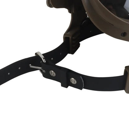 ATUBAN Tactical Dog Military Hunting Training K9 Helmet, Large Dog Patrol Dogs Sheepdog Pet Motorcycle Protective Helmet Goggles
