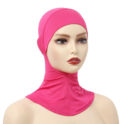 Women Muslim Underscarf Head Cover Muslim Headscarf Inner Hijab Caps Islamic Underscarf Ninja Hijab Scarf Hat Cap Bonnet