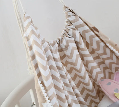 Children's Swing Indoor And Outdoor Hanging Basket Children Hanging Cloth Bag Baby Home Cartoon Hammock