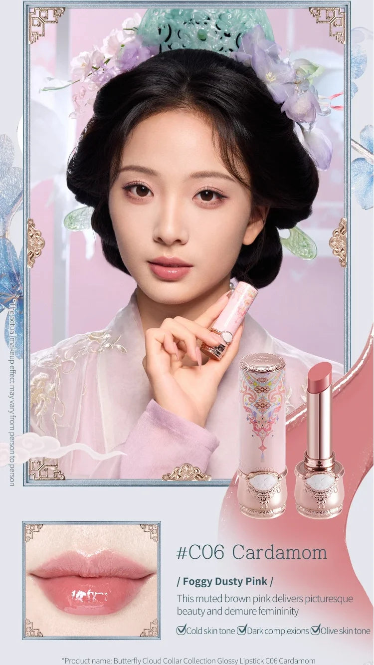 Flower Know Strawberry Rococo All-In One Gift Set Makeup Kit Full Professional Garden Mirror Blush Powder Lip Cream Flowerknows