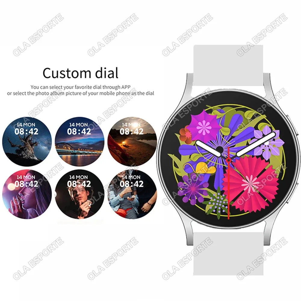Smart Watch 1.77inch HD AMOLED Screen Bluetooth Call Health Monitor Smartwatch Men Women Fitness Sports Watches For Android IOS