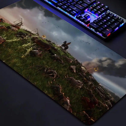 Kingdom Come Deliverances Games Mouse Pad Game eSports CSGO mouse pad extra large thickened table mat boys and girls anti-slip m