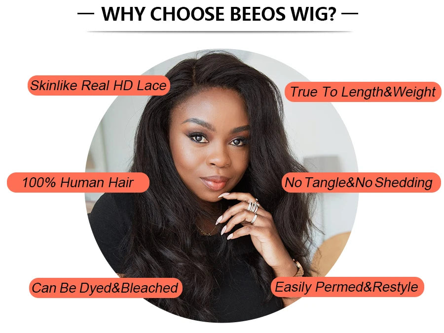 Ultra Fitted Glueless 250% 13x6 Real HD Lace Front Wigs Pre plucked Body Wave 13x4 HD Full Frontal Human Hair Wig For Women 30in