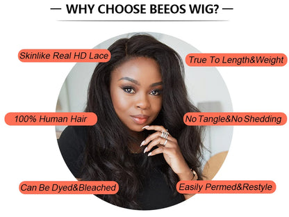 Ultra Fitted Glueless 250% 13x6 Real HD Lace Front Wigs Pre plucked Body Wave 13x4 HD Full Frontal Human Hair Wig For Women 30in