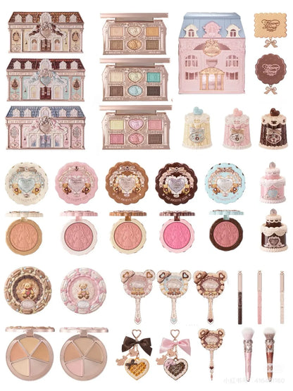 Flowerknows Shell's Jewel Collection All In One Makeup Kit Makeup Set for Women Full Kit Eyeshadow Lip Tint Blusher Perfume Box