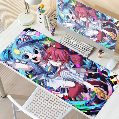 Kawaii Anime Girl Gaming Mouse Pad K-Kasane Teto Large LockEdge Mousepad XXL Computer Keyboard Desk Mat E-Sports PC Gaming Pads
