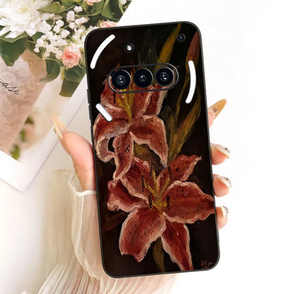 Casing For Nothing Phone (3a) A059 Cover For Nothing Phone 3a Case Silicone Cute Cat Fashion Butterfly Funny Painted