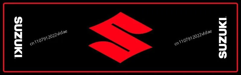 SUZUKI Motorcycle Garage Rug for Sports Racing Suzuki Moto Display Carpet Electric Vehicle Mat Home Decoration Doormat Bedroom