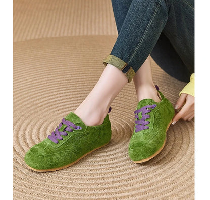 Women's 2026 New Suede Boodles Shoes, Women's Flat Training Shoes, Women's Sport Shoes Luxury Designer Shoes for Women