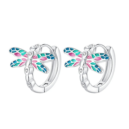 Original 925 Sterling Silver Luxury Bow Flower Shaped Clover Rose Pendant Earrings Elegant Mature Women Delicate Jewelry Gift