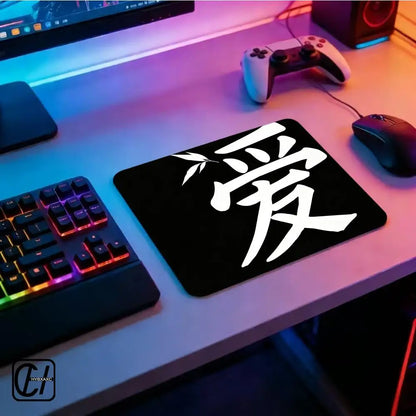 E-Sports Mouse Pad Chinese Character"Love"Speed Mouse Pad Ultrafine Surface Desk Mat Setup Gaming Decoration Pc Gamer HYBXXC