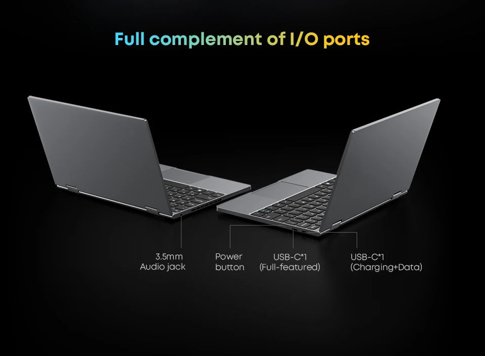 CHUWI MiniBook X Laptop Tablet PC 2 In 1 12GB LPDDR5 512G SSD Intel N100 10.51 Inch FHD IPS Screen 1920*1200 Windows 11 Notebook