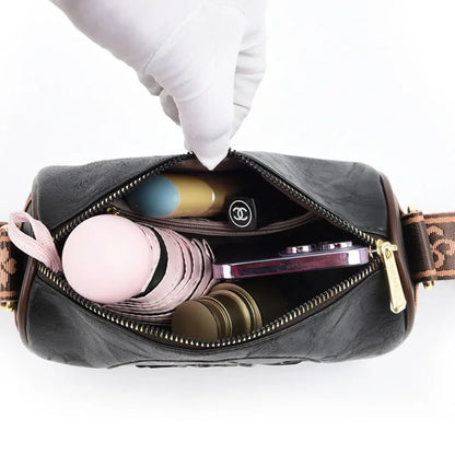 Genuine Soft Pu Leather Handbags for Women Vintage Shoulder Tote Bag Luxury Designer Ladies Large Capacity Purse Bags Sac A Main