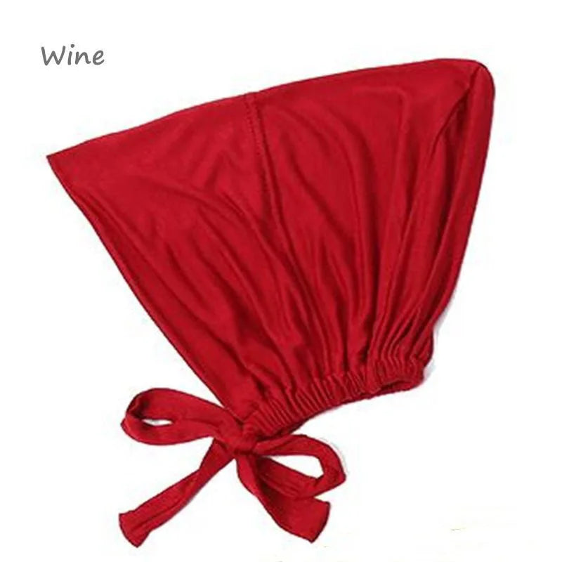 New Soft Modal Muslim Turban Hat Inner Hijab Caps Islamic Underscarf Bonnet India Hats Female Headwrap Turbante Mujer