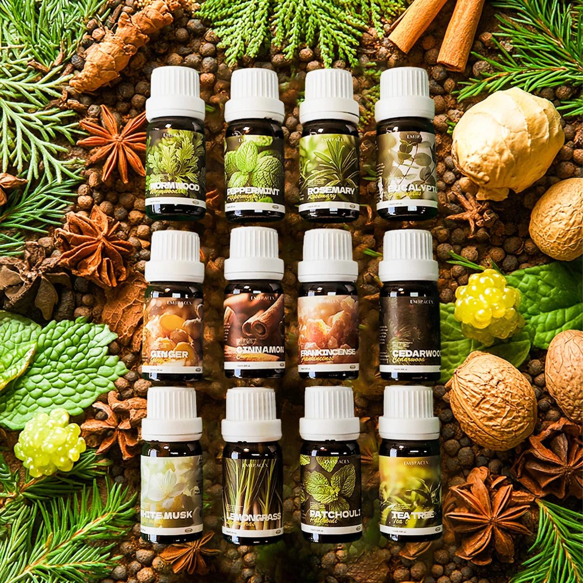 Pure Eucalyptus Essential Oils|100% Natural Eucalyptus Oil|For Hair Care, Home Diffusers, Aromatherapy