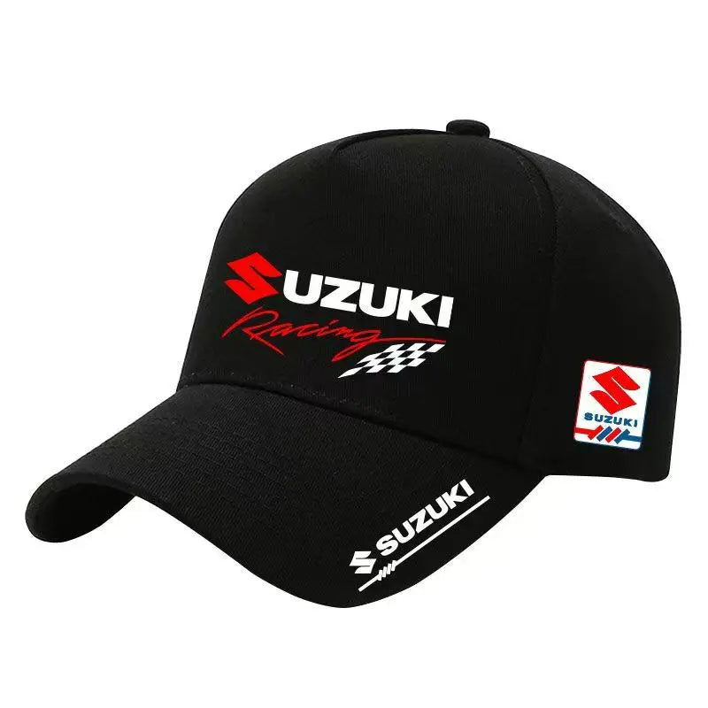 Suzuki motorcycle GSX racing hat, outdoor motorcycle cycling competition duckbill hat, summer cotton sunshade hip-hop hat