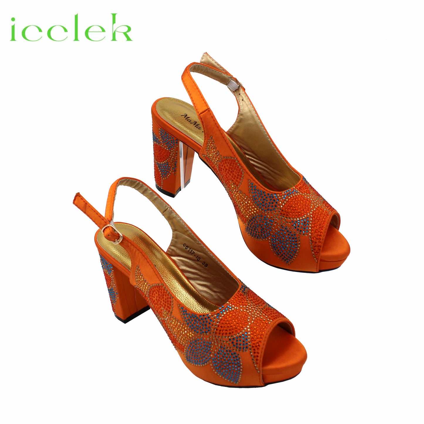 Baby Pink Flower Pattern Mature Pumps African Design Women Matching Shoes and Bag with Platform High Quality Sandals for Wedding