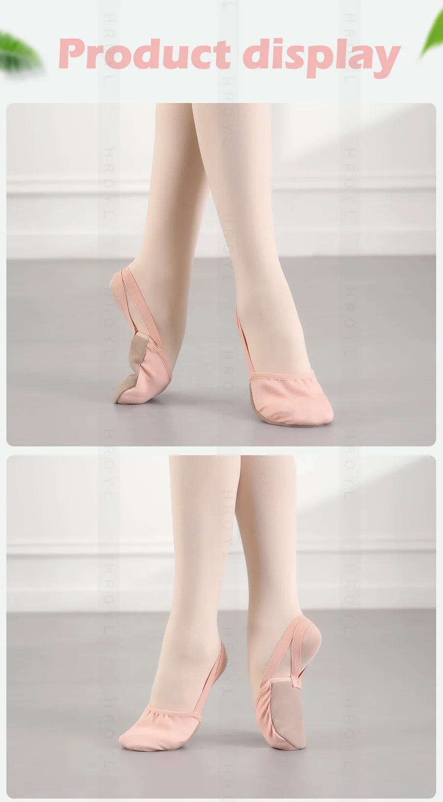 Girls Rhythmic Gymnastics Shoes Women Ballet Dance Shoes Half-palm Shoes Belly Dance Shoes Women's Children's Suede Half Shoes