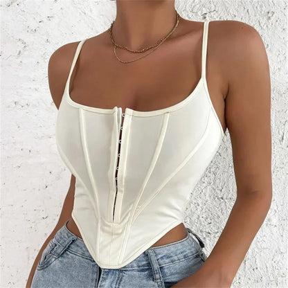 Sexy Summer Cropped Shirt Women Corset Camis Club Shaper Ladies Crop Tops Ropa Blusas Tank Top Woman Clothing Camiseta Mujer