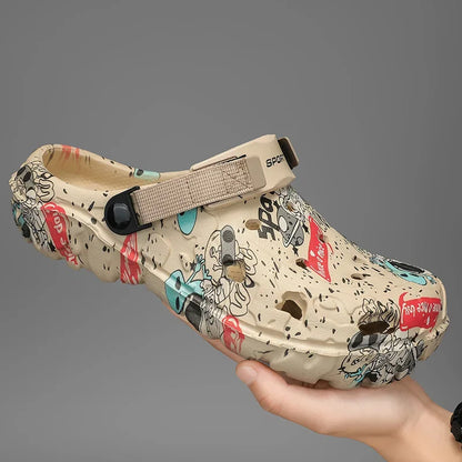 Plus Size 48 49 Men's Summer Clogs Sandals Eva Slippers Men Fashion New Flat Sandals Men Women Leisure Slides Men Casual Shoes