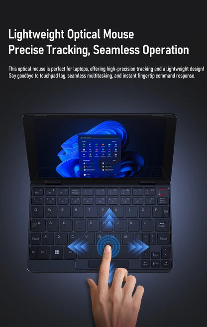 Zwide pocket book N8 Pro Intel i3-N305 touch screen 8 inch IPS 1920x1200 pixels FHD 16GB LPDDR5 mini notebook 360° flip yoga