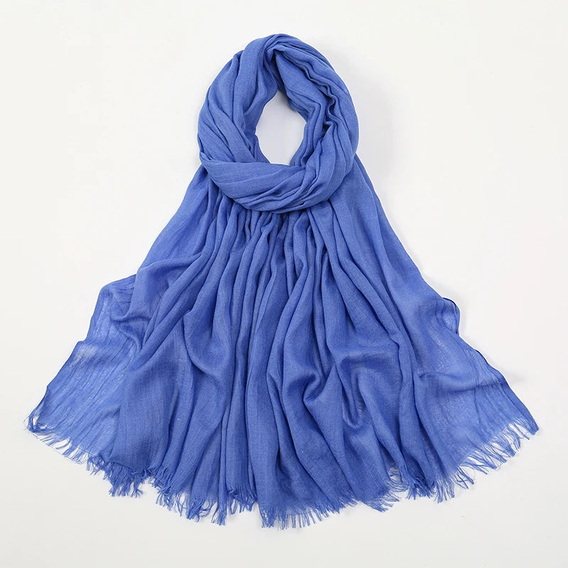 55 Color 110x180cm Big Size Modal Muslim Jersey Hijab Women Solid Scarf Ramadan Long Shawl Plain Soft Turban Wraps Headband