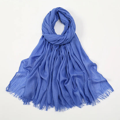 55 Color 110x180cm Big Size Modal Muslim Jersey Hijab Women Solid Scarf Ramadan Long Shawl Plain Soft Turban Wraps Headband