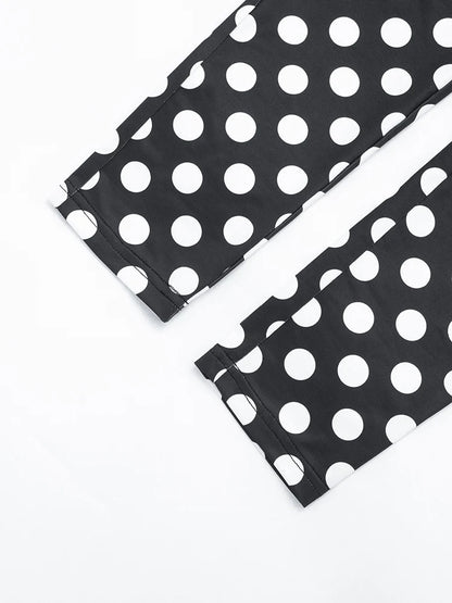 Yomesugar 2026 Summer Women's Polka Dot Printed Backless Jumpsuits Sexy Square Collar Sleeveless Skinny Rompers Party Clubwear