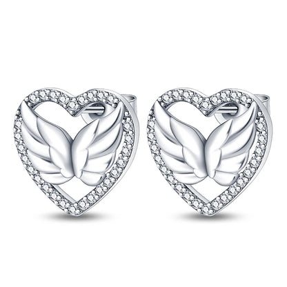 925 Sterling Silver Star Moon Heart Shape Earrings Jewelry Versatile Hoop Earrings For Women Jewelry Fine Birthday Party Gifts