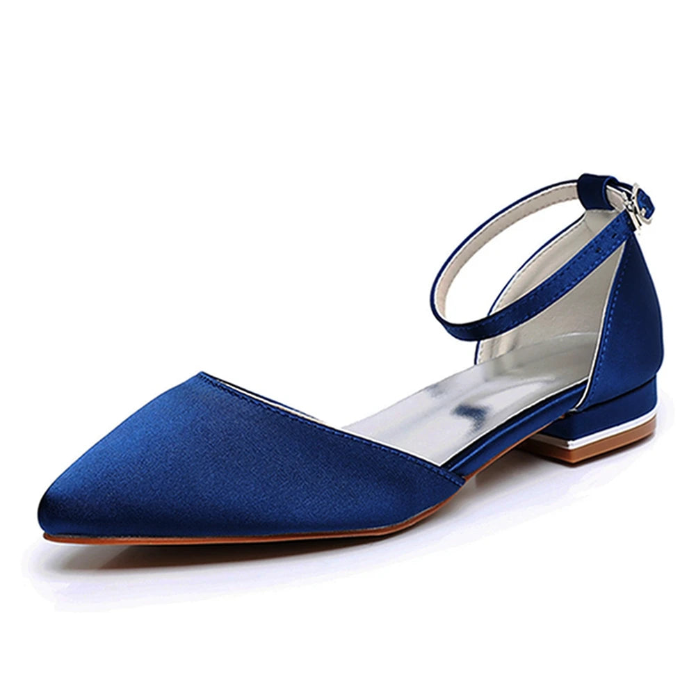 Crystal Queen Women Sandals Ladies Sexy Shoes Female Flats Point Toe Summer Shoes Casual Party Dress Flat