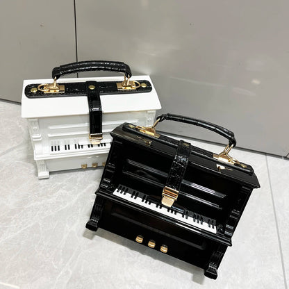 purses and handbags Luxury Designer crossbody shoulder bag For Women piano shape handmade bags Purse Messenger Bag banquet bag