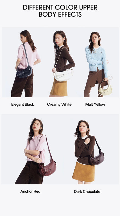 Amazing Song Liqueur Crescent Bag Small Upgraded Large Autumn Style Crossbody Women's Bag Trendy Portable