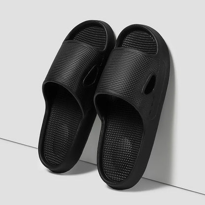 Thick Platform Cloud Slippers EVA Soft Sole Pillow Slides Summer Beach Flip Flops Women Non Slip Bathroom Home Slippers
